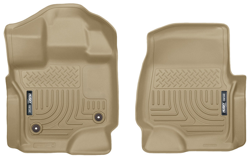 Husky Liners Front Ford F-150 WeatherBeater Tan - 18363