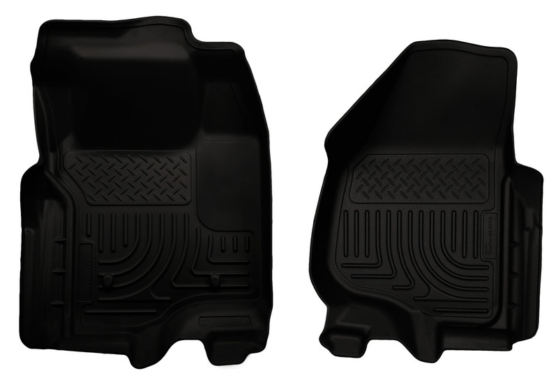 Husky Liners 18731 Front Ford F Series No Drivers Side Foot Rest WeatherBeater Black - 18731