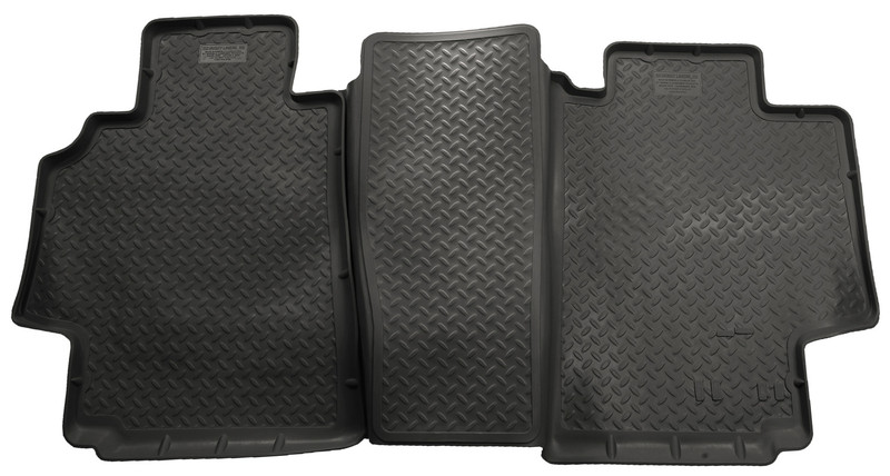 Husky Liners 2nd Seat Floor Liner Dodge Ram Quad Cab Black Classic Style - 61711