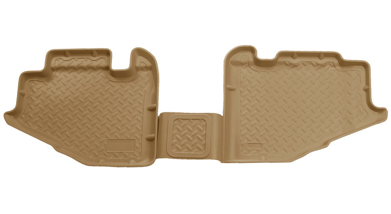Husky Liners 2nd Seat Floor Liner Jeep Wrangler Tan Classic Style - 61733