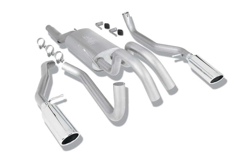 Borla 09-10 Ford F-150 Cat-Back Exhaust System Touring Split Rear - 140291