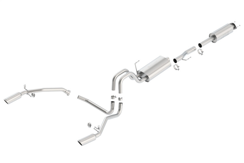 Borla 11-14 Ford F-150 Cat-Back Exhaust System S-Type Split Rear - 140416