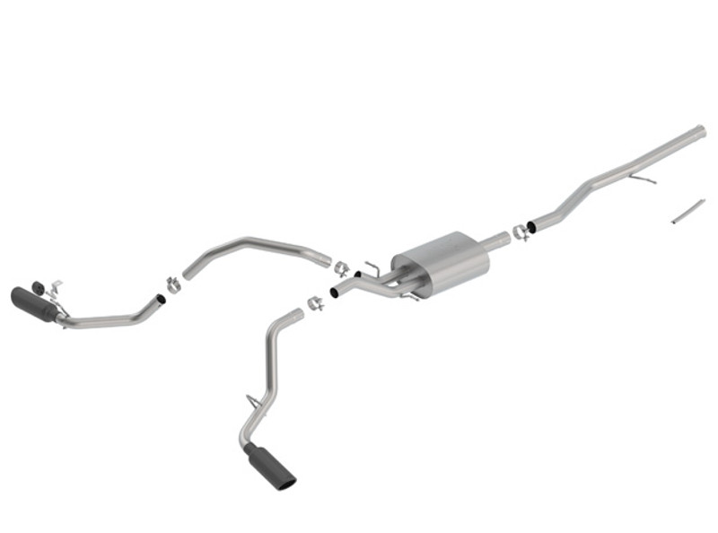 Borla 14-19 Chevrolet Silverado 1500/ GMC Sierra 1500 Cat-Back Exhaust System ATAK Split Rear - 140549BC