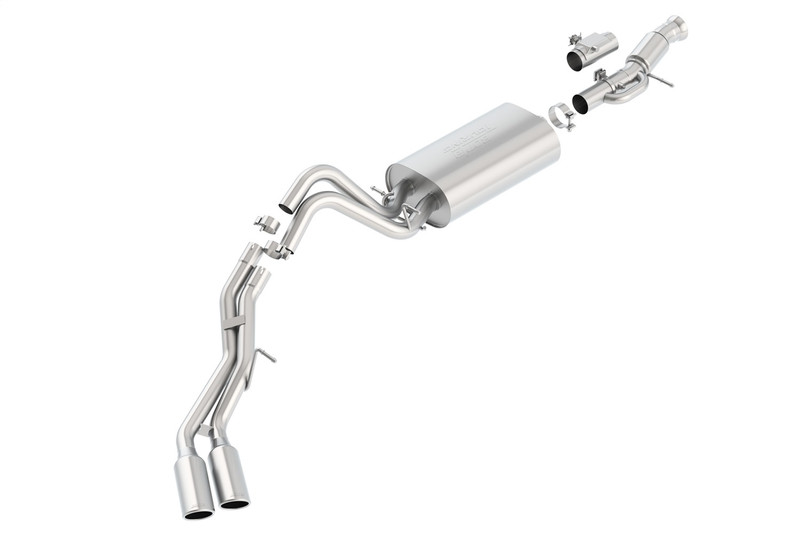 Borla 15-20 Cadillac Escalade/ GMC Yukon Denali Cat-Back Exhaust System Touring Rear Side - 140559