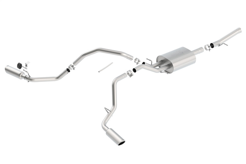 Borla 14-18 Chevrolet Silverado 1500/ GMC Sierra 1500 Cat-Back Exhaust System ATAK Dual Split Side - 140720