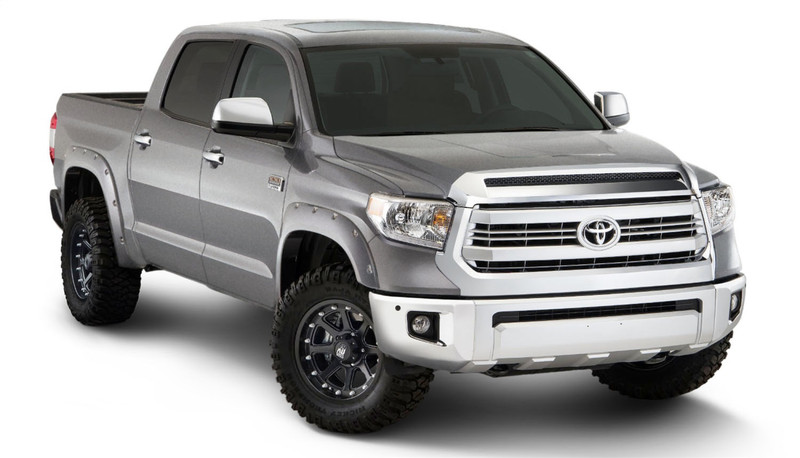 Bushwacker Front and Rear Toyota Tundra Pocket Painted Fender Flares, Silver Sky Metallic - 30918-53