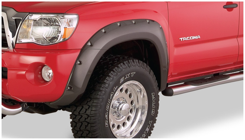 Bushwacker Front Toyota Tacoma Pocket Fender Flares, Black - 31053-02