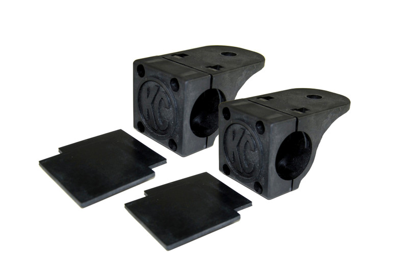 KC HiLiTES Bracket Set, Tube Clamp Light Mount, Rubber Adjustment Shims, 1.25-1.5" - 73011