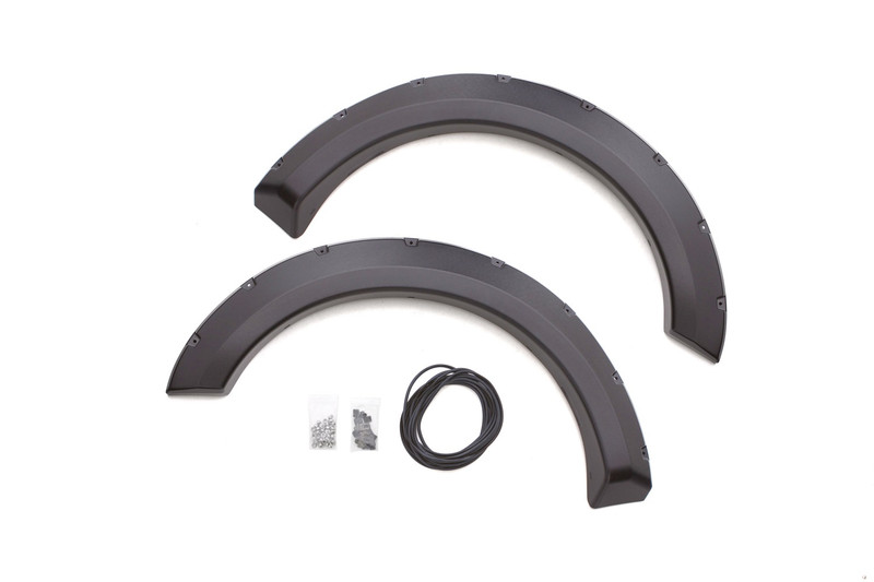 Lund Rivet Style Fender Flare Set, Black for Ford F-250/350 Super Duty - RX313TA