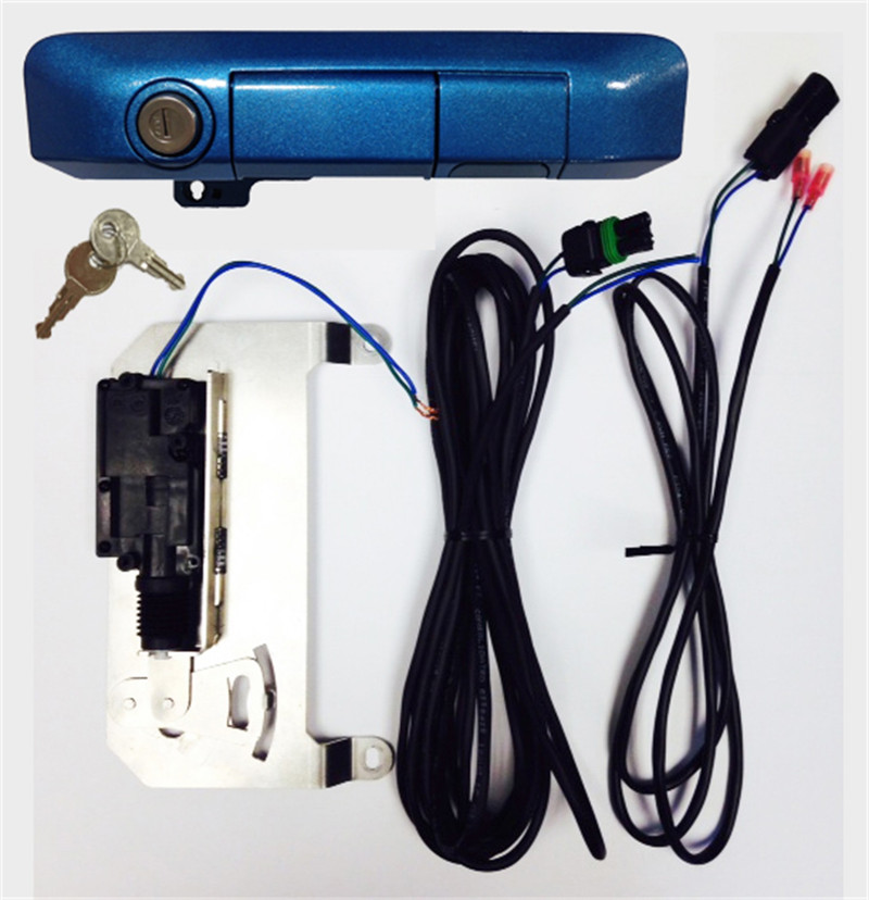 Pop & Lock Power Tailgate Lock For Toyota Tacoma Smart Lock Combo Standard-Speedway Blue - PL85502