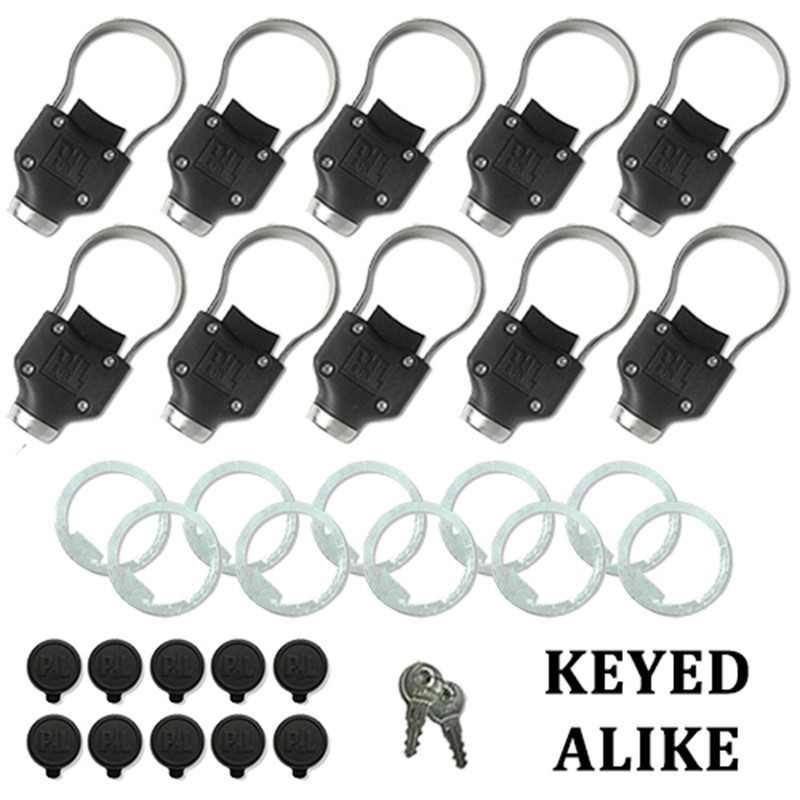 The GateDefender™ Fleet Pack-10 Pack Keyed Alike