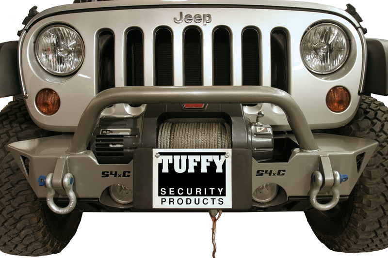 Tuffy Security License Plate Holder For Roller Fairlead - Universal Black - 189-01