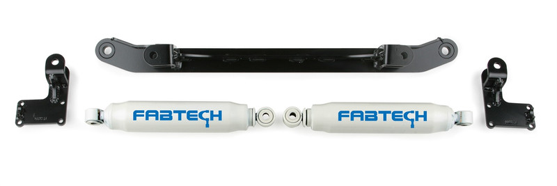 Fabtech Steering Stabilizer Kit Dual For GM 07-13 Sierra/Silverado 1500, 07-13 Suburban/Yukon XL 1500, 07-13 Tahoe/Yukon - FTS21044BK