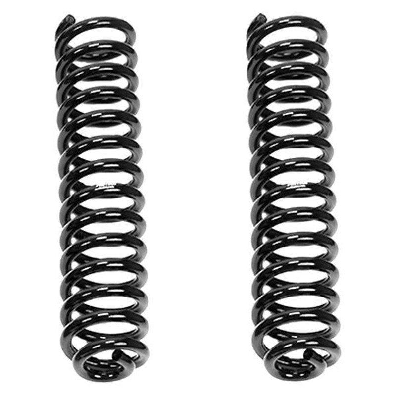 Fabtech Coil Spring Kit, 6 in. Lift Front, Black - FTS22024BK