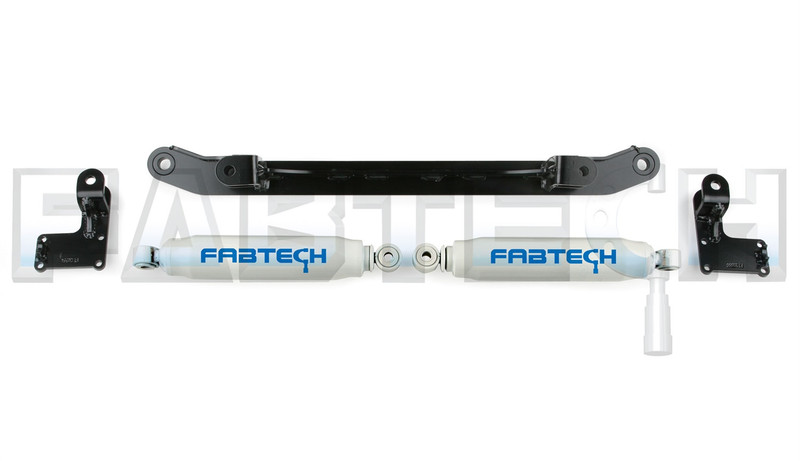 Fabtech Steering Stabilizer Kit Utilizes OE Bracket, Dual - FTS8000