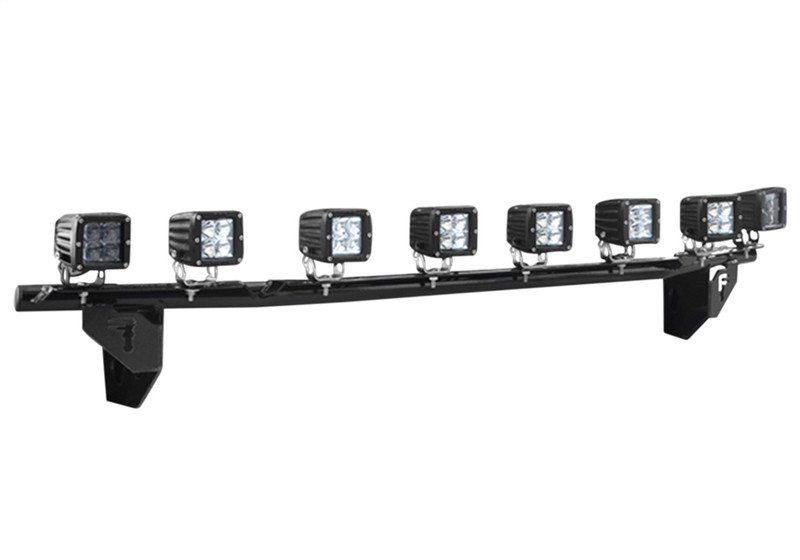 N-Fab Light Mounting-Light Bar (1-30in.) w/Multi-Mount-10-19 Ram 2500/3500-Gloss Black - D1030LD