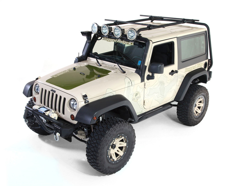 Rugged Ridge Jeep Wrangler JK Sherpa Roof Rack Kit - 11703.21