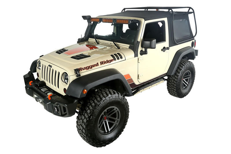 Rugged Ridge Jeep Wrangler JK Exo Top - 13516.01; Black