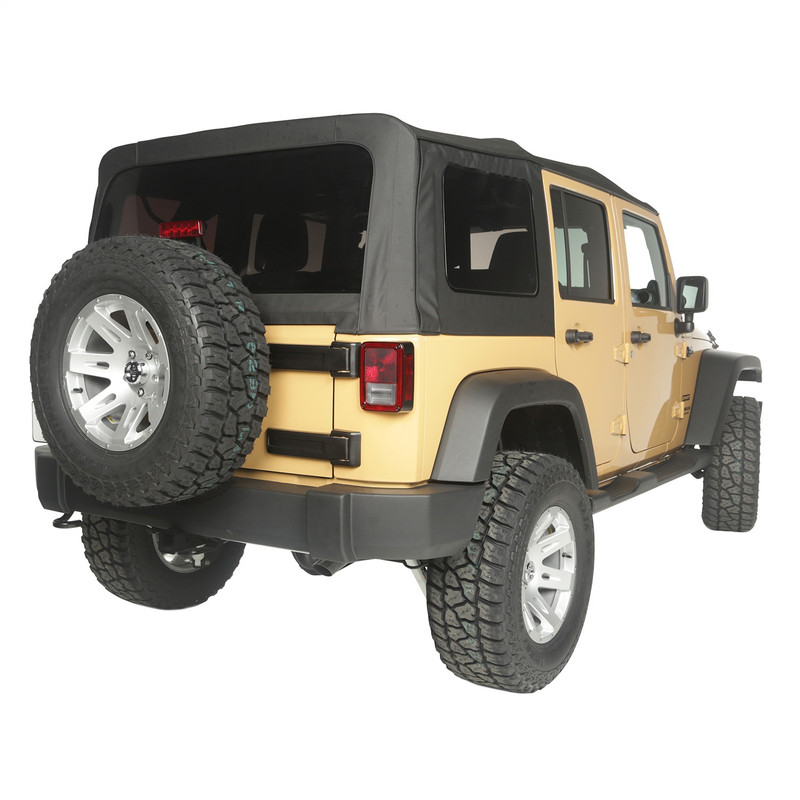 Rugged Ridge Jeep Wrangler Replacement Soft Top - 13742.35; Black Diamond