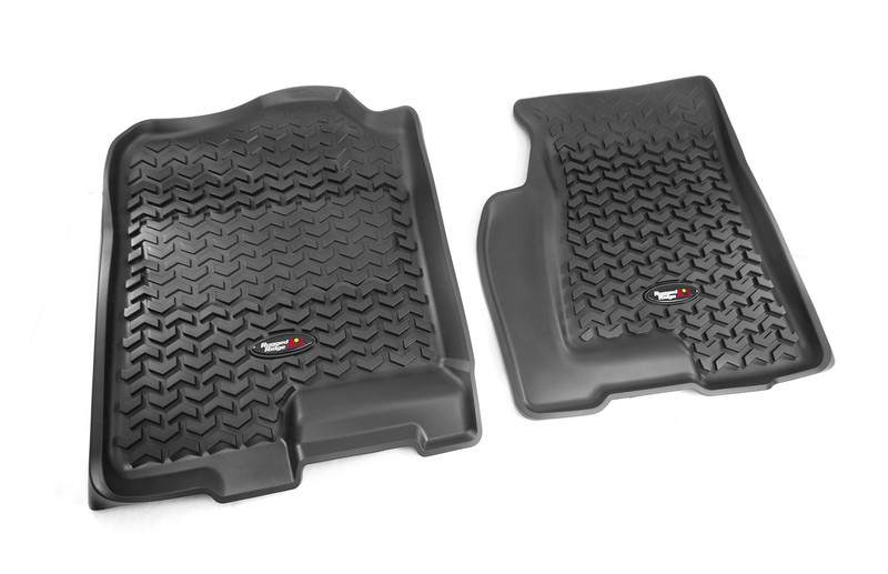 Rugged Ridge Chevrolet Silverado 2500 HD Classic All Terrain Floor Liner - 82901.02; Black