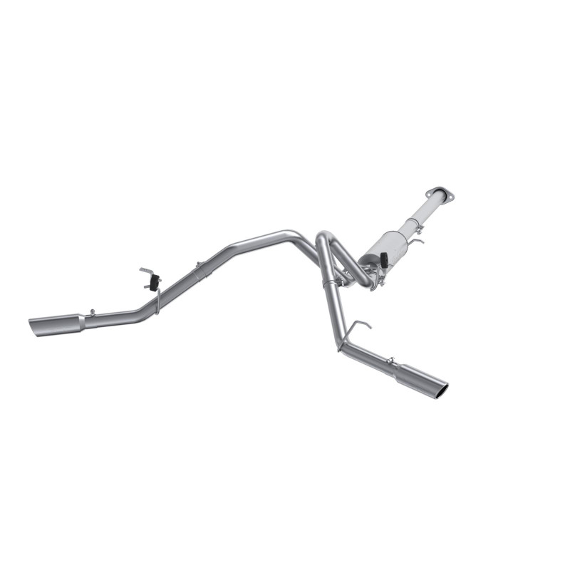 MBRP 3 Inch Cat Back Exhaust System Dual Split Side Aluminized Steel For 07-08 Silverado/Sierra 1500 Next Gen - S5038AL