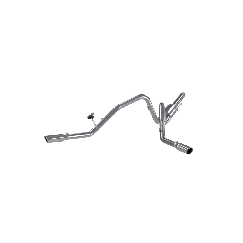 MBRP 3 Inch Cat Back Exhaust System Dual Split Side Aluminized Steel For 04-08 Ford F-150 - S5204AL