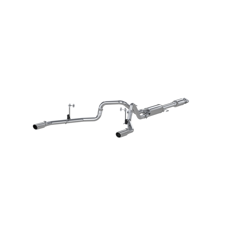 MBRP 2.5 Inch Cat Back Exhaust System Dual Rear Exit For 15-20 Ford F-150 5.0L Aluminized Steel - S5258AL