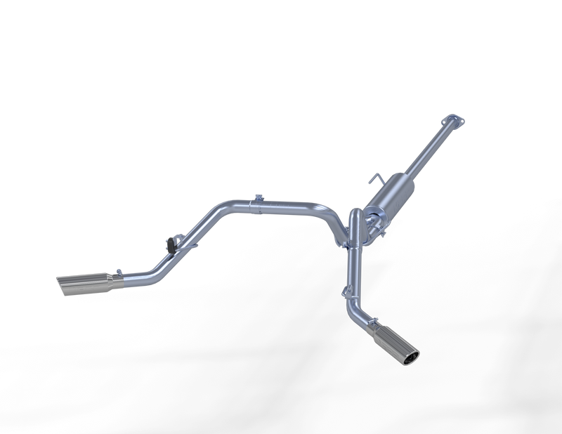 MBRP Cat Back Exhaust System Dual Split Side Aluminized Steel For 05-15 Toyota Tacoma - S5328AL