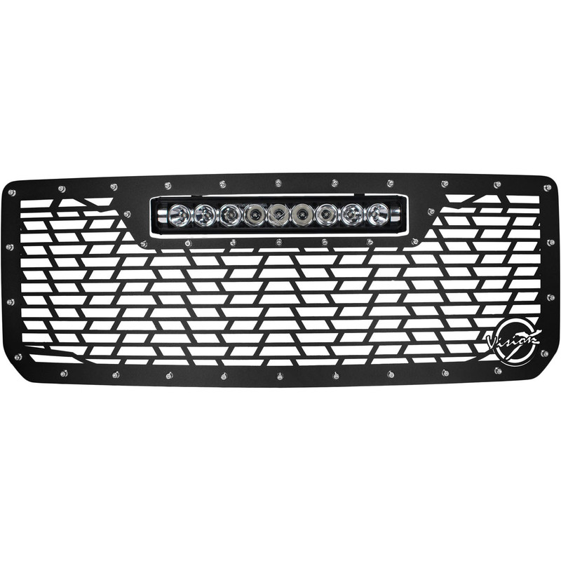 Vision X Lighting 15+ GMC Sierra 2500/3500 Light Bar Style Grille With Light Bar (XPR-9M) - 5262151