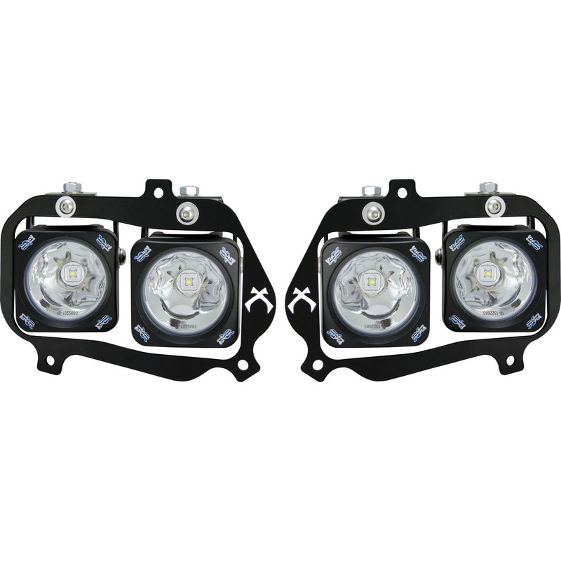 Vision X Lighting Factory Headlight Upgrade Light Kit For Select 08 And Up Polaris RZR 900/S/4/570/170 Including 4 X XIL-OPR110, Wiring Adapters And Instructions - XIL-OEHL08RZR900OP