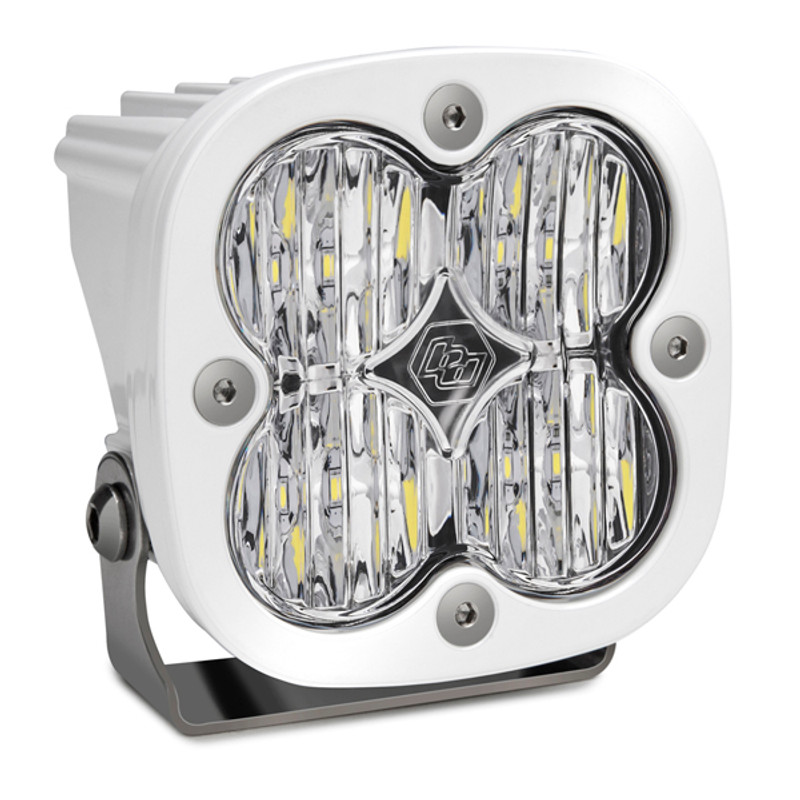 Baja Designs Squadron Pro LED Light Pod w/ White Housing, Wide Cornering Pattern, Clear Lens - 490005WT