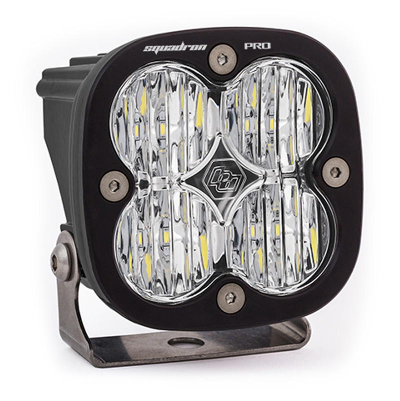 Baja Designs Squadron Pro LED Light Pod, Wide Cornering Pattern, Clear Lens - 490005