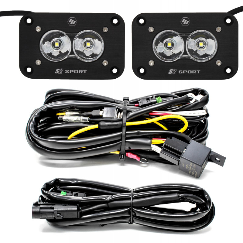 Baja Designs S2 Sport Flush Mount LED Light Reverse Kit, Work/Scene - 547808