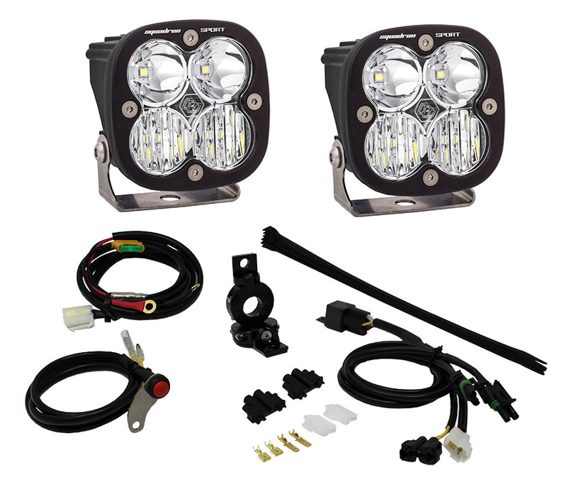 Baja Designs Squadron Sport Adventure Bike LED Light Kit (1 in. Mount) - 557084