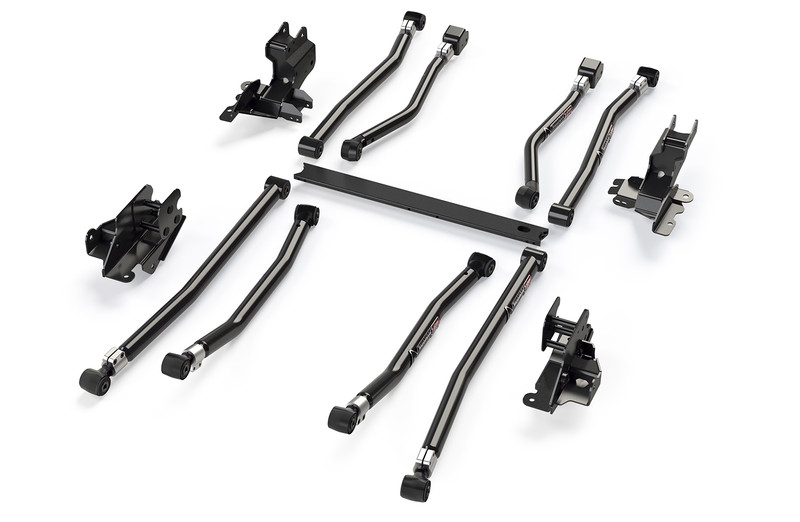 TeraFlex Jeep JL Long Control Arm Alpine IR & Bracket Kit 8-Arm Adjustable 3-6 in. Lift - 1310510