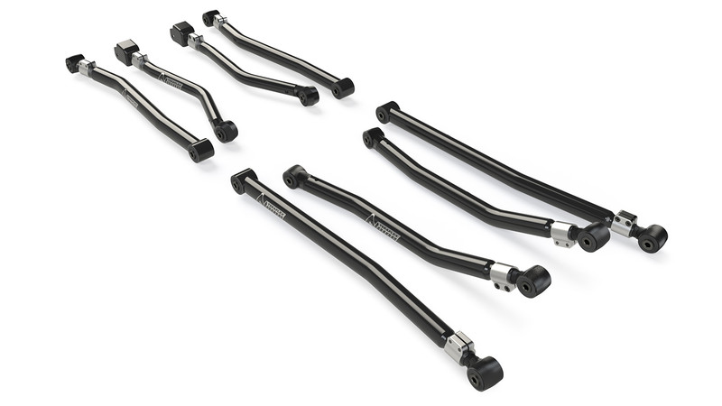 TeraFlex Jeep JL Long Control Arm Alpine Kit 8-Arm Adjustable 3-6 in. Lift Arms Only - 1316005