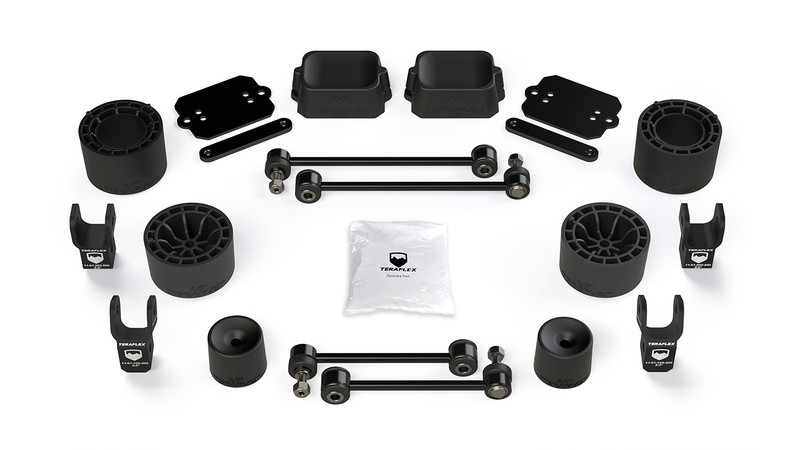 TeraFlex Jeep JLU 4dr Rubicon 2.5 in. Performance Spacer Lift Kit w/ Shock Ext - 1365215