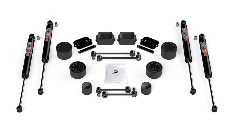 TeraFlex Jeep JLU 2.5 in. Performance Spacer Lift Kit w/ 9550 VSS Shocks - 1365260