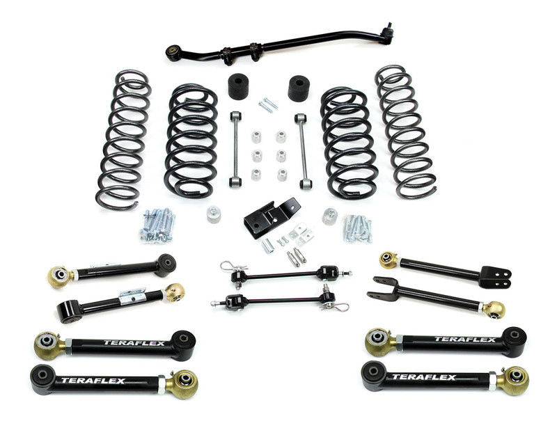 TeraFlex Jeep TJ/LJ 3 in. Suspension System w/ 8 Flexarms No Shocks - 1456350