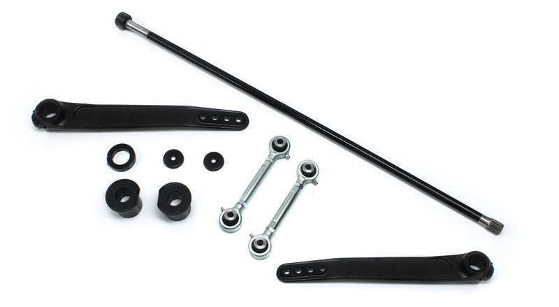 TeraFlex Jeep TJ/LJ 4-6 in. Lift Trail-Rate Forged S/T Front Sway Bar System - 1743605