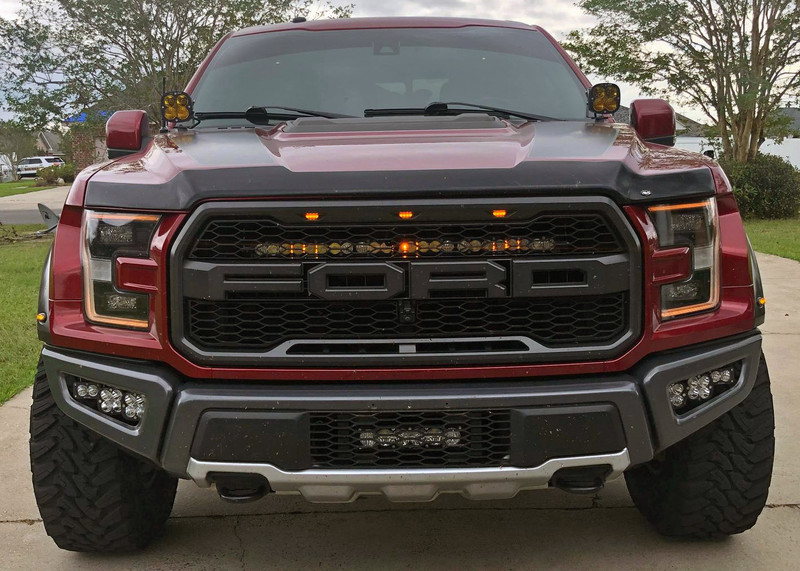 Offroad Alliance 17-20 Raptor Universal Triple Bumper Light Kit w/ Baja ...