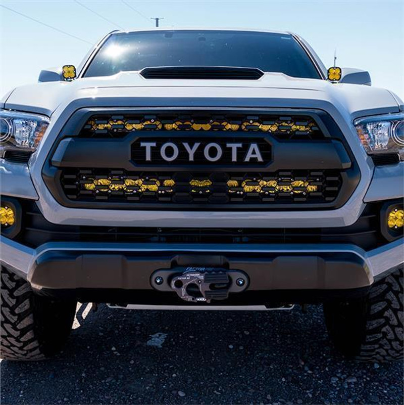 SDHQ Behind the Grille Dual Light Bar Mount: 05-23 Tacoma