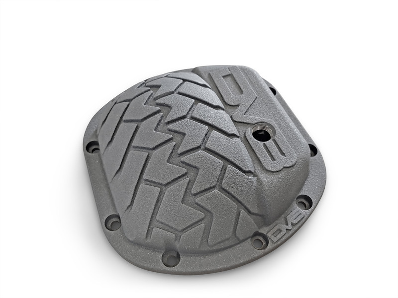 DV8 Offroad HD Dana 35 Diff Cover Cast Iron, Gray Powder Coat - D-JP-110001-D35