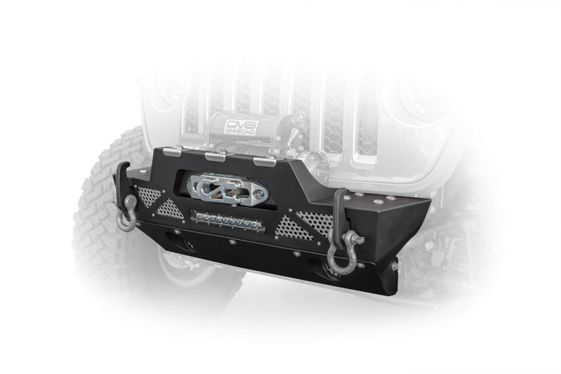 DV8 Offroad Front Bumper: 18+ Jeep JL/JT - FBJL-02