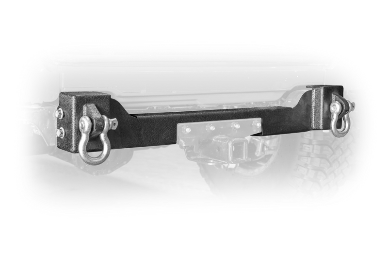 DV8 Offroad Rear Bumper Crossmember w/ Recovery Shackles: 18+ Jeep JL (2/4dr.) - RBJL-04