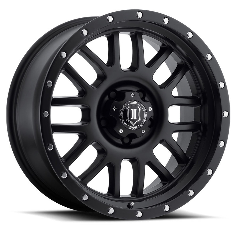 ICON Alloys Alpha Black - 20x9 | 6x135 | 16 ET | 5.625" BS - 1220906356SB