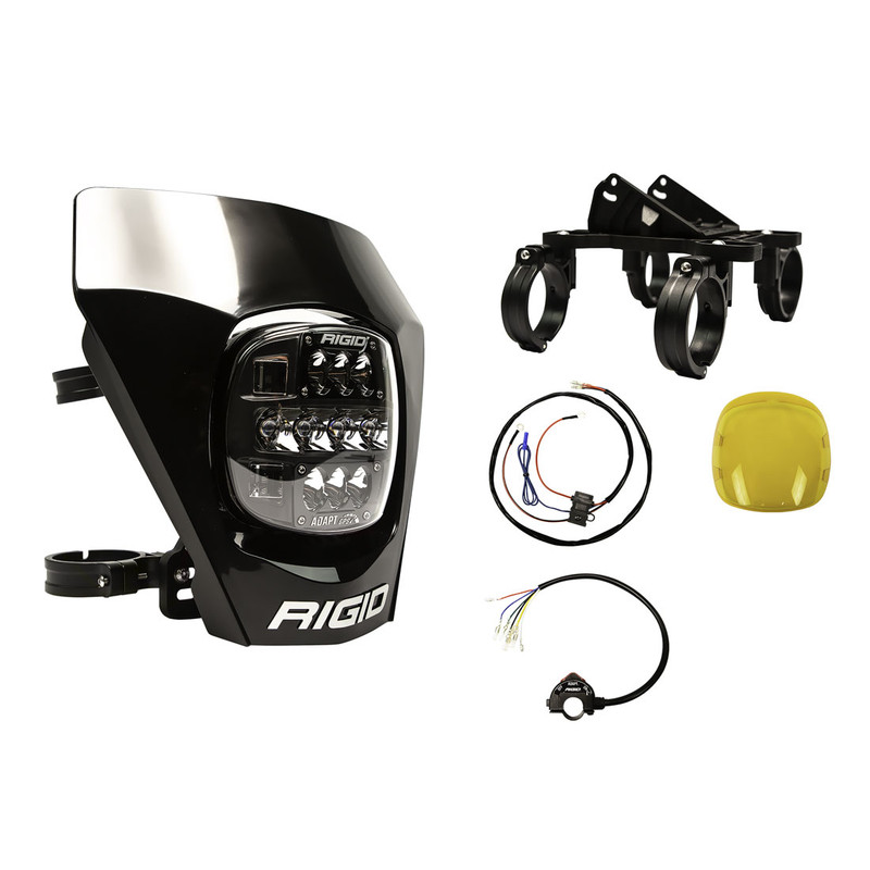 RIGID Adapt XE Extreme Enduro LED Moto Kit, Black - 300416