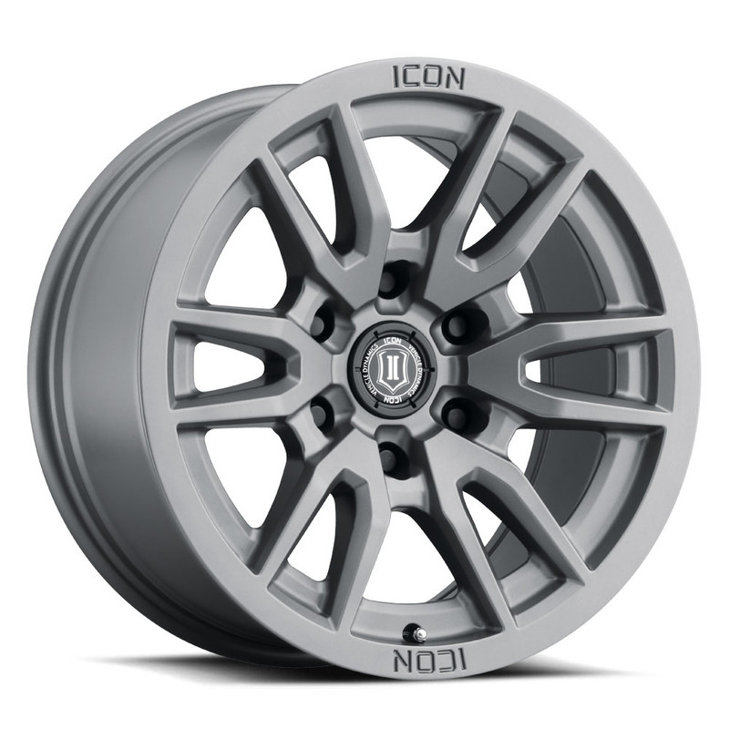 ICON Alloys Vector 6 Titanium - 17x8.5 | 6x120 | 0 ET | 4.75" BS - 2417859447TT