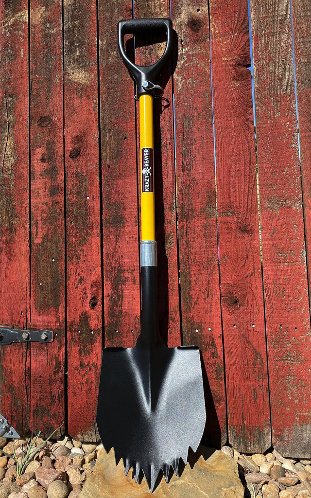Krazy Beaver Shovel (Black Textured Head / Yellow Handle) 45635