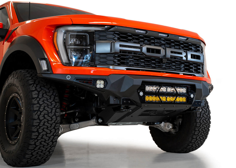 Addictive Desert Designs Bomber Front Bumper (20 in. Lights): 21+ Raptor & Raptor R - F210012140103